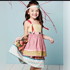 Matilda Jane Serendipity Another Perfect Day Knot Dress Size 6